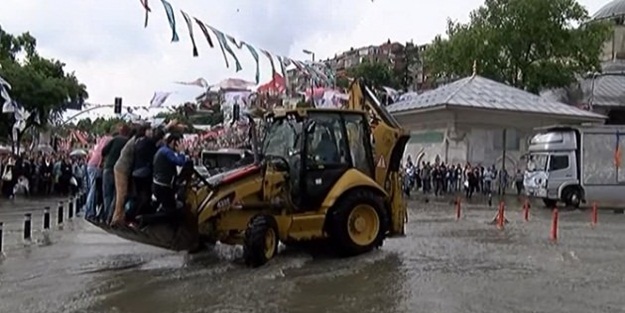 Üsküdar’da kara ve deniz yine birleşti