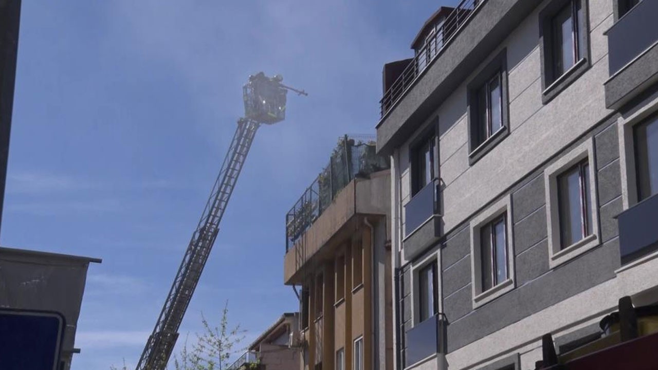 Üsküdar'da korkutan yangın