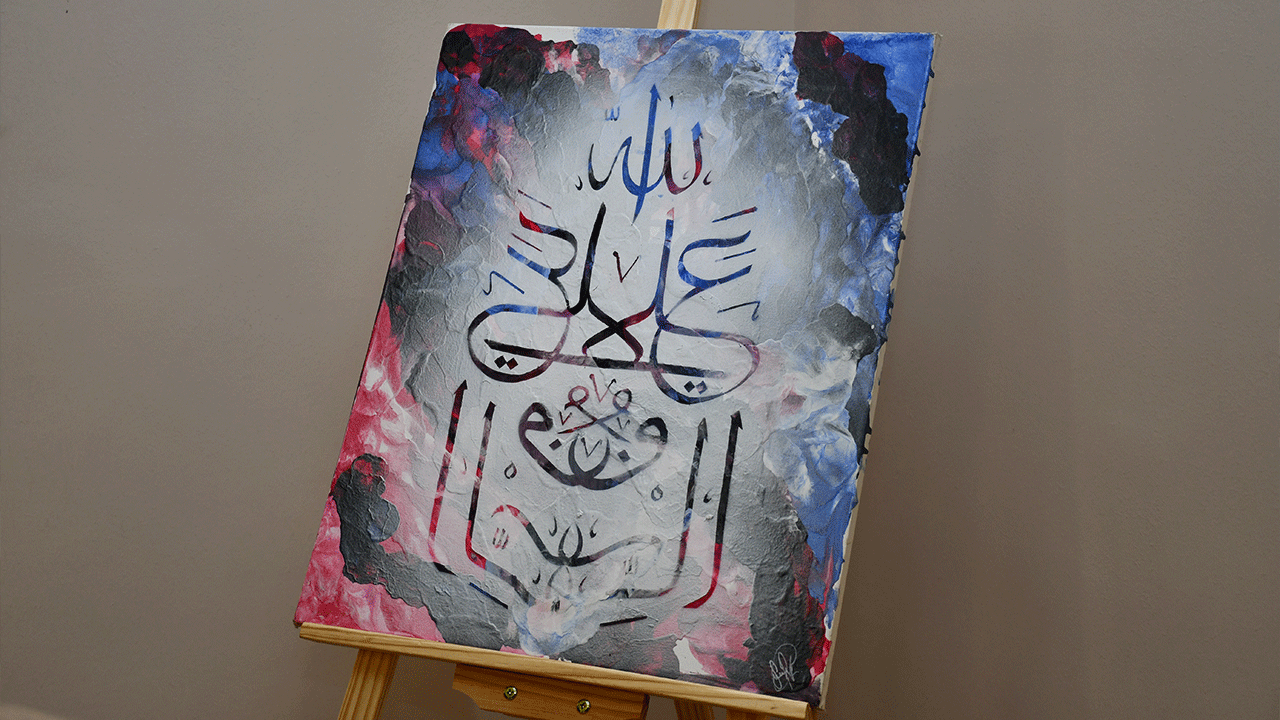 Üsküp'te Türk el sanatları tanıtıldı! Ebru, rölyef ve hat büyük ilgi gördü