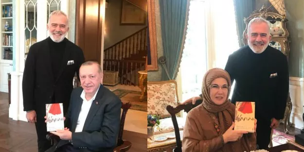 Usta oyuncudan Erdoğan ailesine ziyaret
