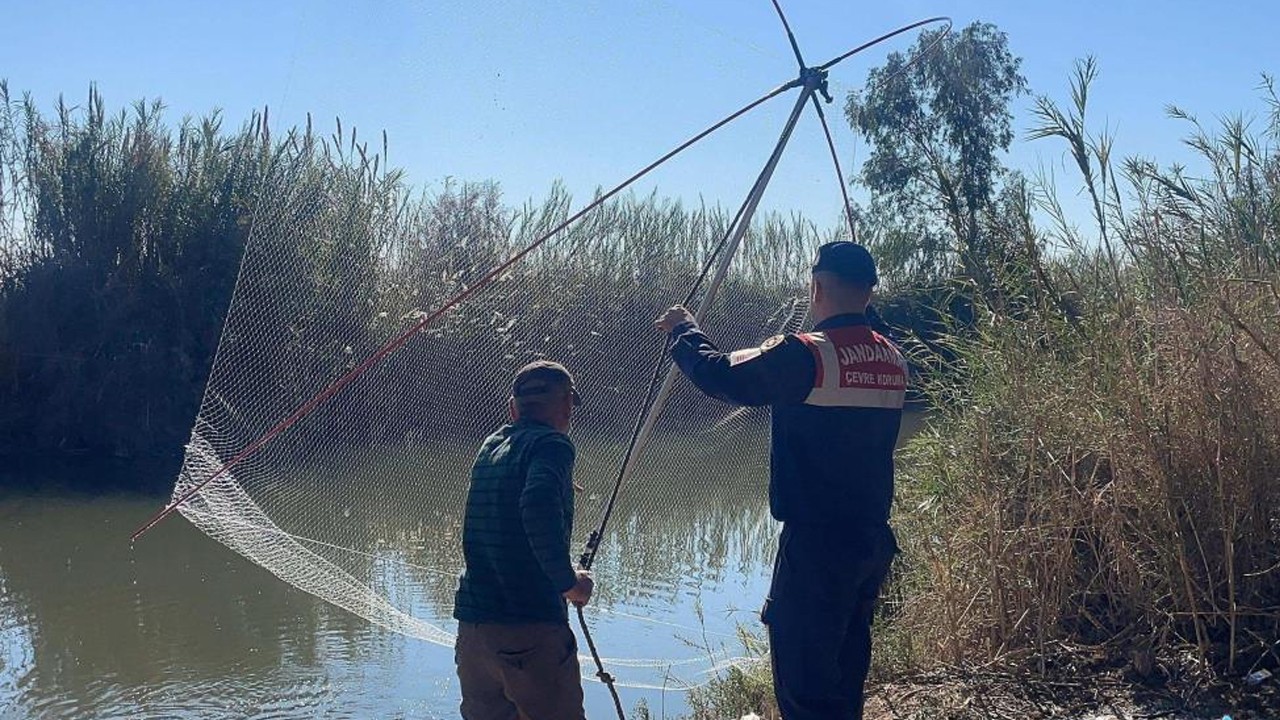 Usulsüz avlanan 3 kişiye ceza kesildi