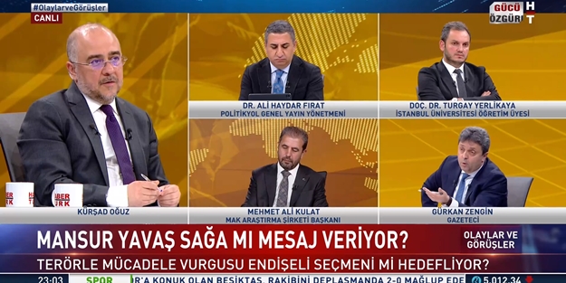 Utanmadan Türkiye'yi Suriye'yi bölmekle suçladı... Ali Haydar Fırat'ı canlı yayında böyle yerin dibine soktu