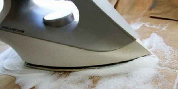 Ütüyü tuza bastırırsanız...