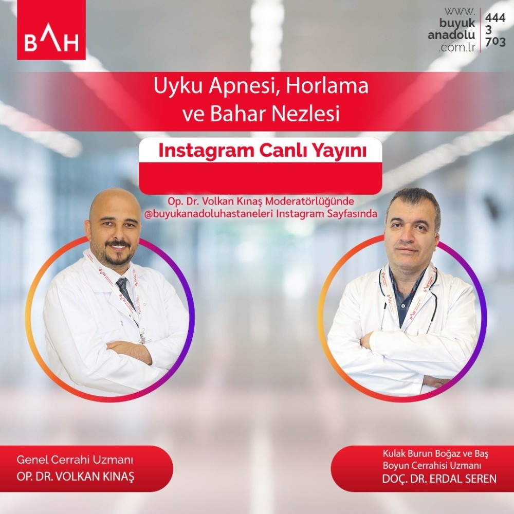 Uyku apnesi, horlama ve bahar nezlesi ihmale gelmez 