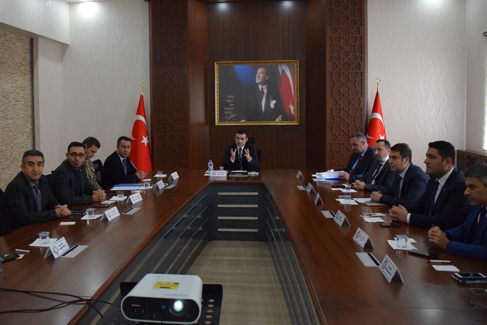 Uyuşturucu ile mücadele toplantısı yapıldı 