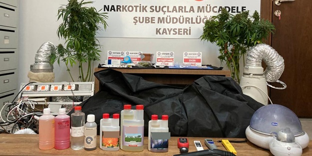 Uyuşturucu imalatı ve ticareti yaptığı iddia edilen zanlı yakalandı