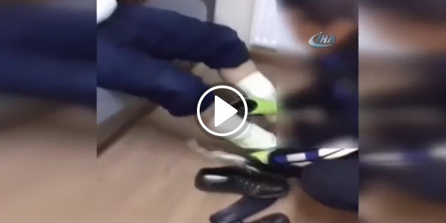Uyuşturucu maddeyi bakın nasıl sakladı!