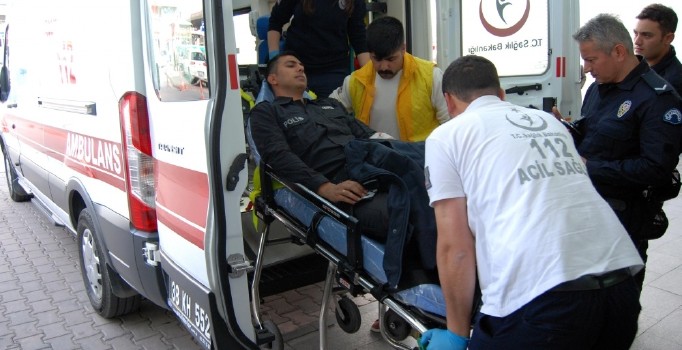 Uyuşturucu operasyonunda asansör düştü: 1 polis yaralı