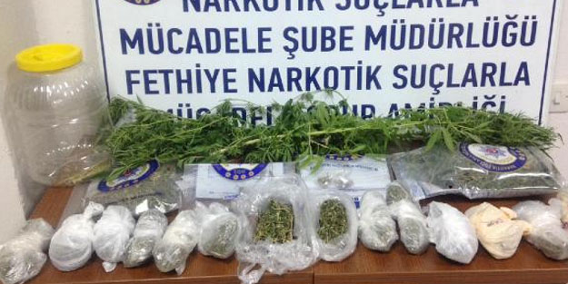 Uyuşturucu şüphelilerini saksıdaki Hint keneviri yakalattı: 2 gözaltı