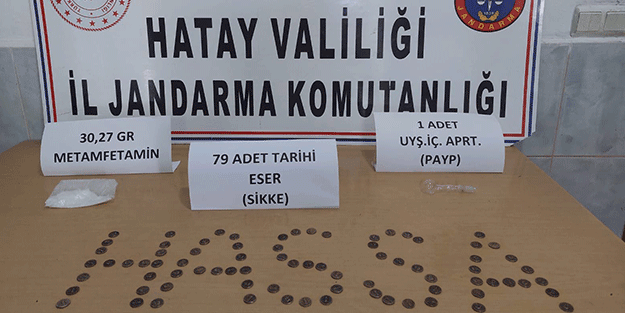Uyuşturucu ve tarihi eser kaçakçıları yakalandı