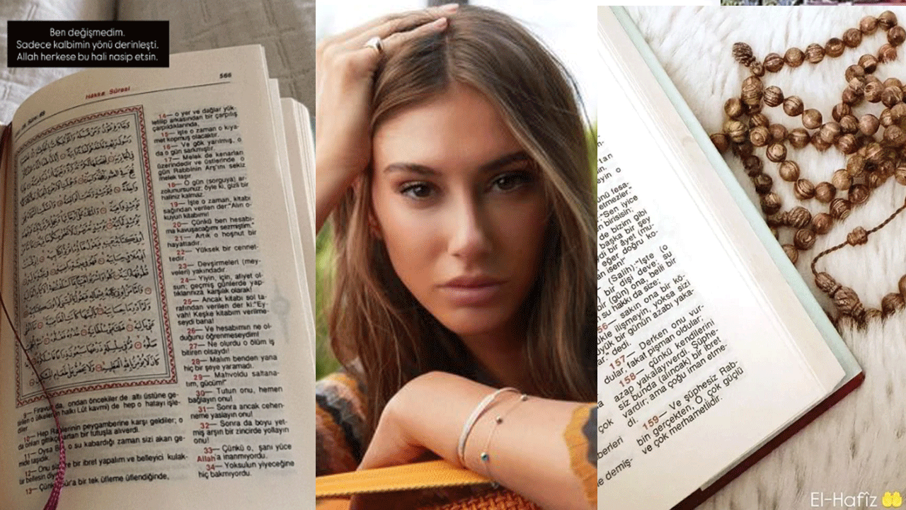 Uyuşturucudan aranan Şeyma tüm tuşlara basıyor! Yine Kur’an paylaştı