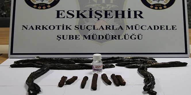 Uyuşturucuyu öyle bir yere saklamışlar ki