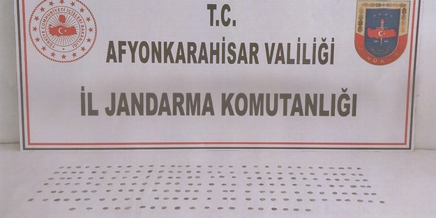 Üzerinde 199 tarihi sikke ile yakalandı
