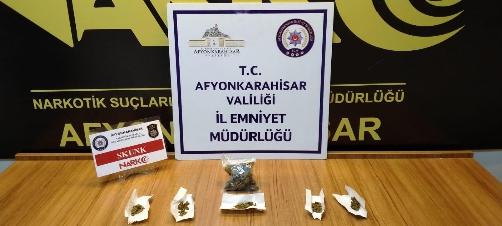 Üzerinde uyuşturucu madde çıkan kişi tutuklandı 