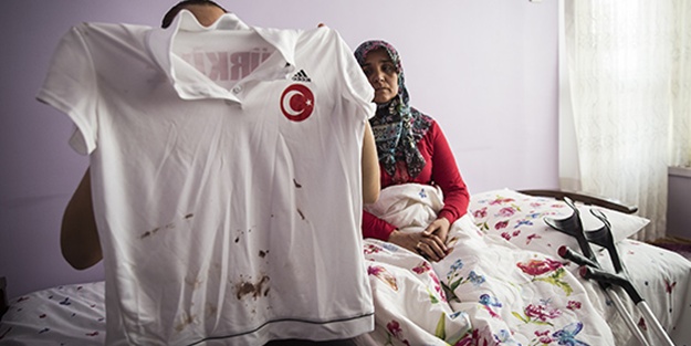 'Üzerine kan bulaşan milli formamı saklayacağım'