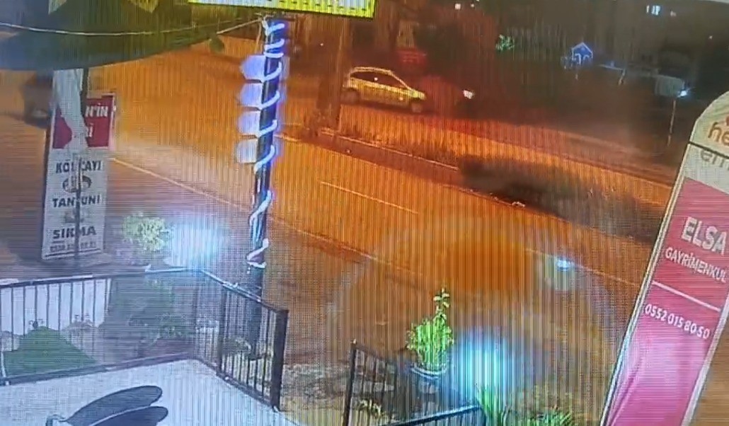 Uzman çavuşun öldüğü kaza kamerada