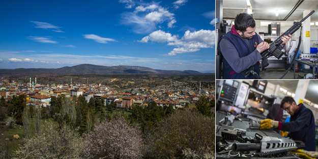 Ufacık mahalleden 99 ülkeye av tüfeği ihracı