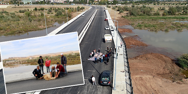 Uzun süredir bekliyorlardı ‘kurban kesip şükür namazı kıldılar’