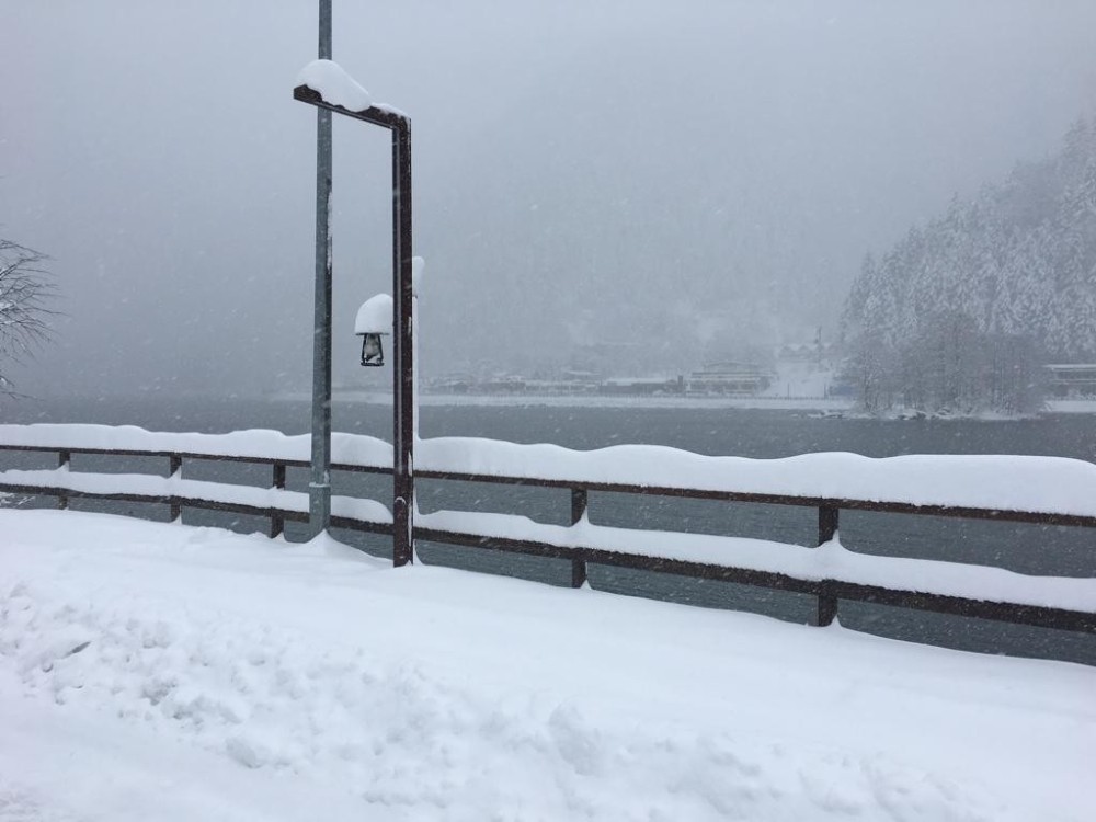 Uzungöl’den kar manzaraları 