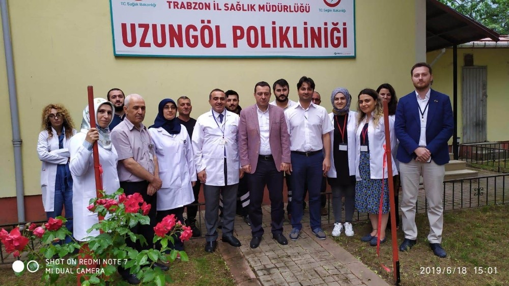 Uzungöl’e turistler için semt polikliniği 