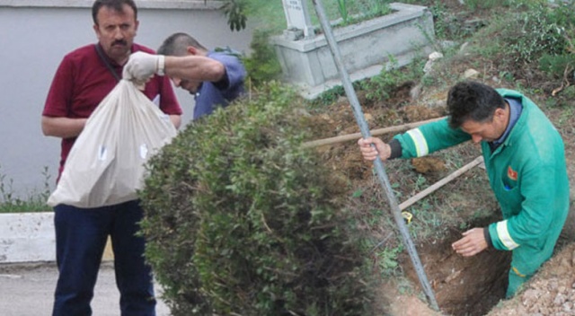 Vahşice öldürülen beş kişiye bebek mezarı! Yürek yakan kare…