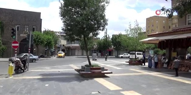 Vaka sayısı artan Diyarbakır'da vatandaşlar eve çekildi