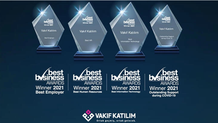 Vakıf Katılım'a 4 ödül birden
