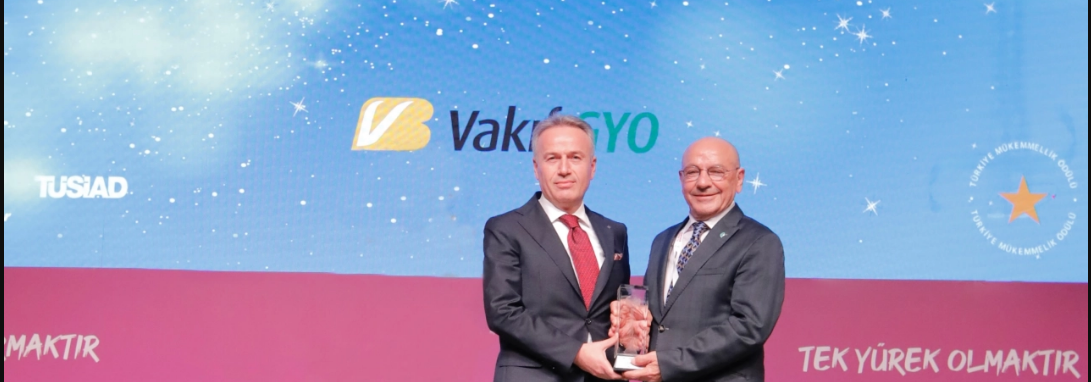 Vakıf GYO’ya Türkiye Mükemmellik Ödülü