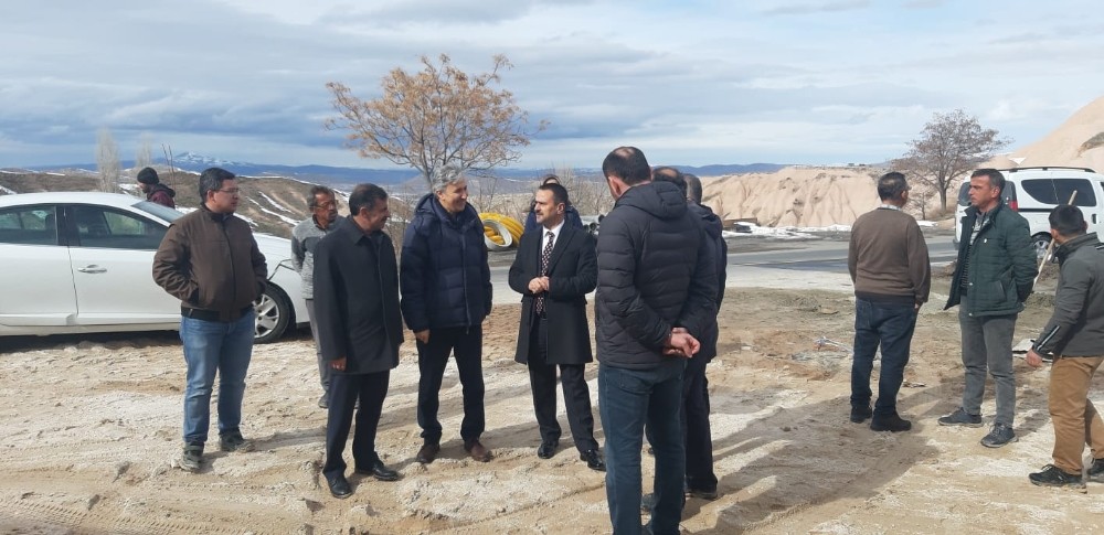 Vali Aktaş, Uçhisar’da Cevizli projesini inceledi 