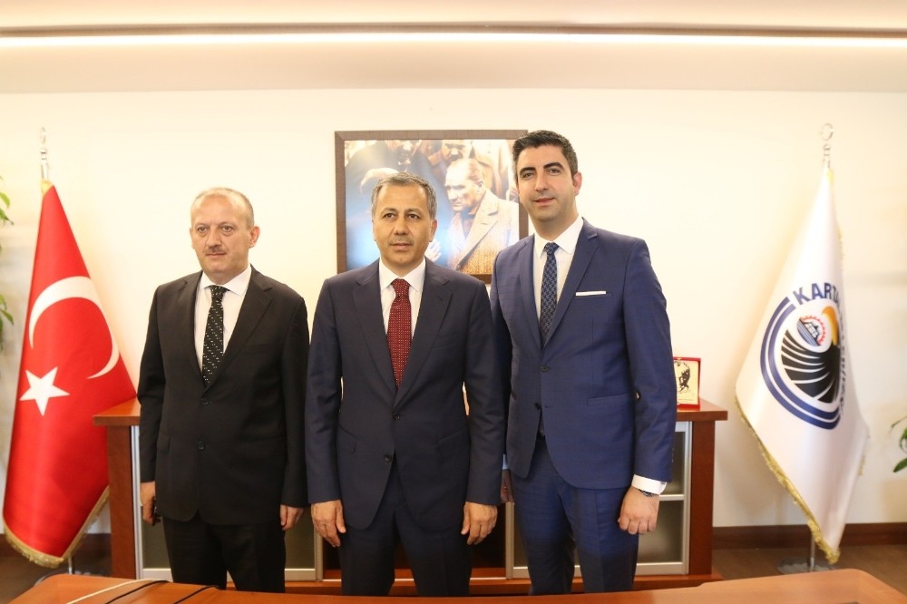 Vali Ali Yerlikaya’dan Başkan Gökhan Yüksel’e tebrik ziyareti 