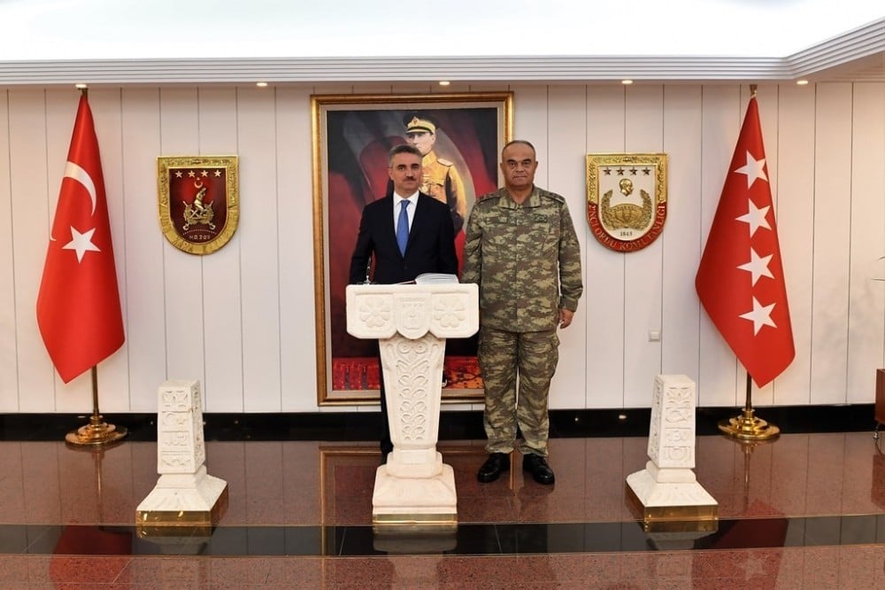 Vali Baruş’tan 2. Ordu Komutanlığına ziyaret 
