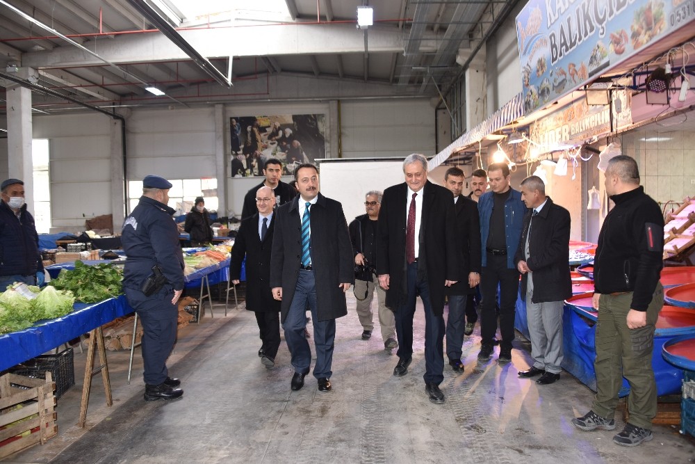 Vali Bilal Şentürk Bozüyük’teki korona virüs tedbirlerini inceledi 