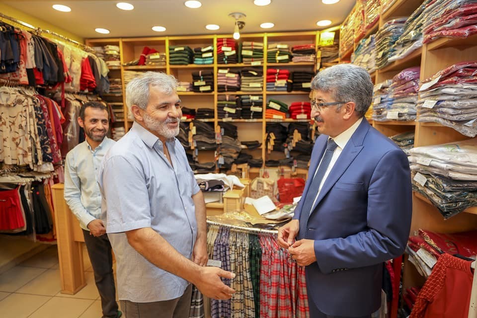 Vali Bilmez’den esnaf ziyareti 