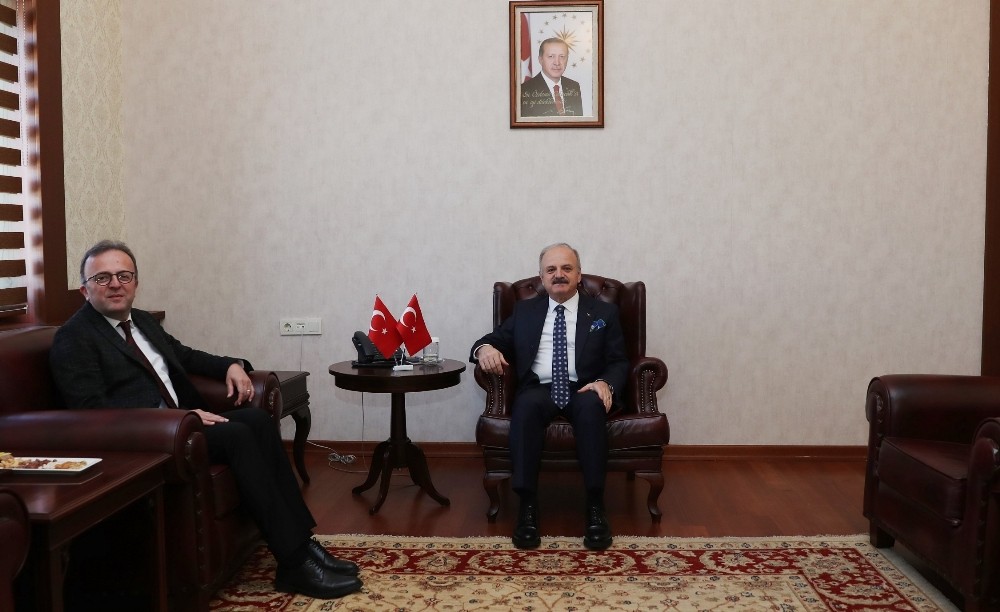 Vali Çakacak, Basın İlan Kurumu Genel Müdürü Duran’ı Kabul Etti 