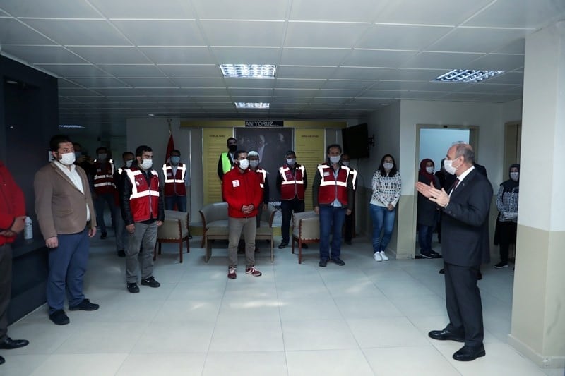 Vali Çakacak’tan “Vefa Sosyal Destek Grupları”na teşekkür ziyareti 