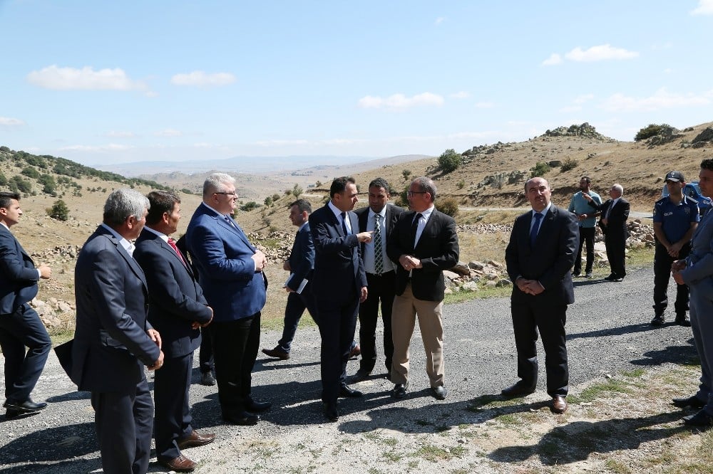 Vali Çakır, Kerkenes Antik Kentinde incelemede bulundu 