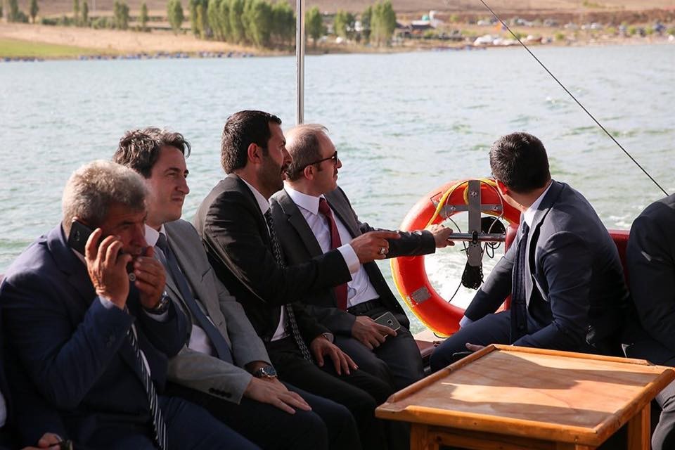Vali Cüneyt Epcim, Demirözü Barajında incelemelerde bulundu 