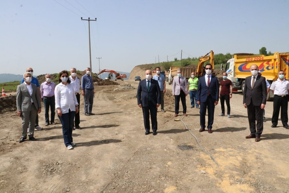 Vali Dağlı OSB Bağlantı yolunu inceledi 