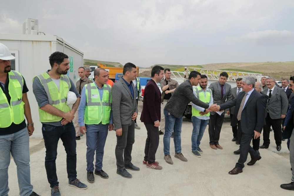 Vali Doğan, Erzin OSB alanını inceledi 
