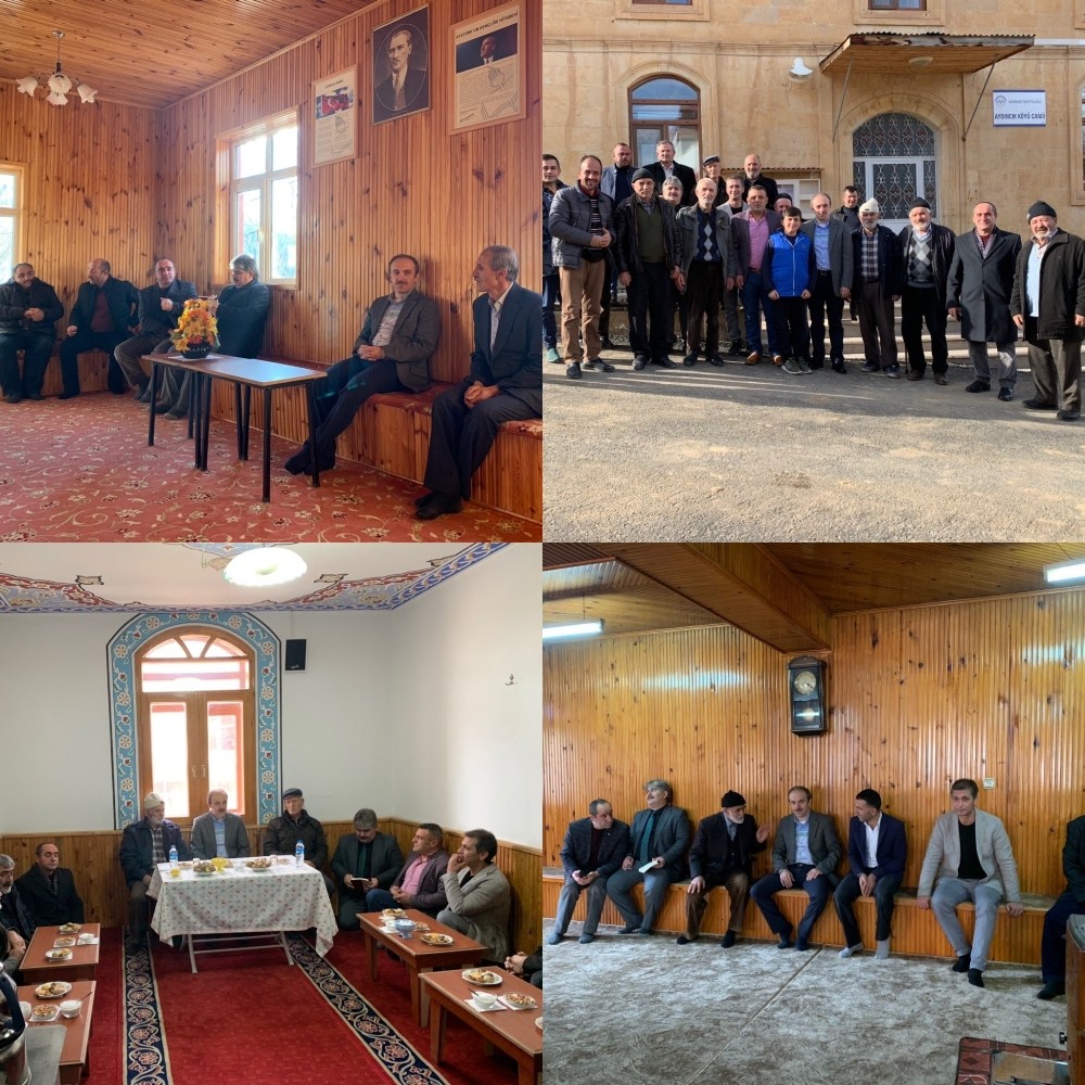 Vali Epcim köy ziyaretlerine devam ediyor 