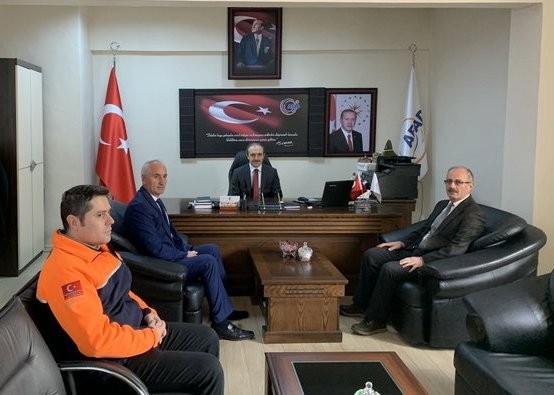 Vali Epcim’den AFAD müdürlüğüne ziyaret 