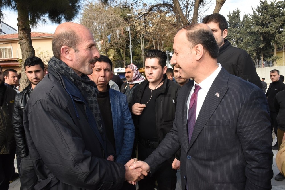 Vali Erin Suruç ve Akçakale’de incelemelerde bulundu 