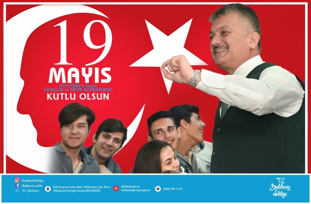 Vali Ersin Yazıcı’dan 19 Mayıs mesajı 