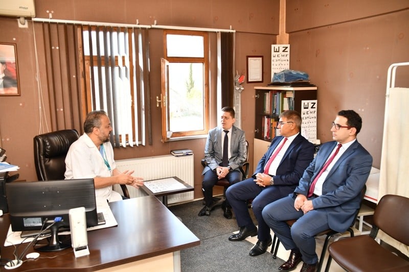 Vali Gürel, Aile Sağlık Merkezlerinin hizmetleri hakkında bilgi aldı 