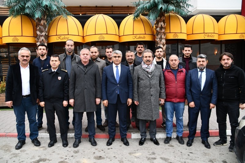 Vali Gürel esnaflarla bir araya geldi 
