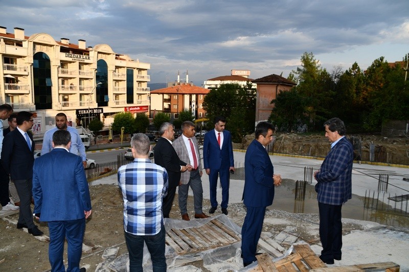 Vali Gürel, milletvekilleri ile birlikte incelemelerde bulundu 
