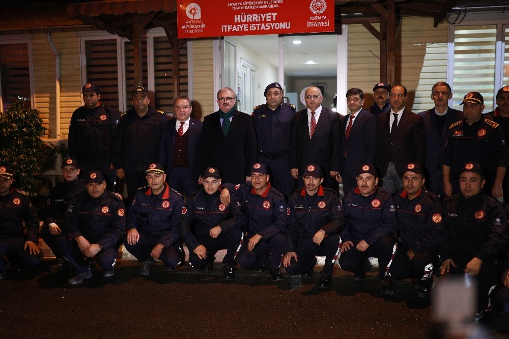 Vali Karaloğlu’dan itfaiyeye yeni yıl ziyareti 