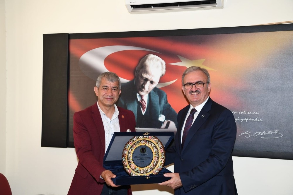 Vali Karaloğlu’ndan, AGC’ye veda ziyareti 