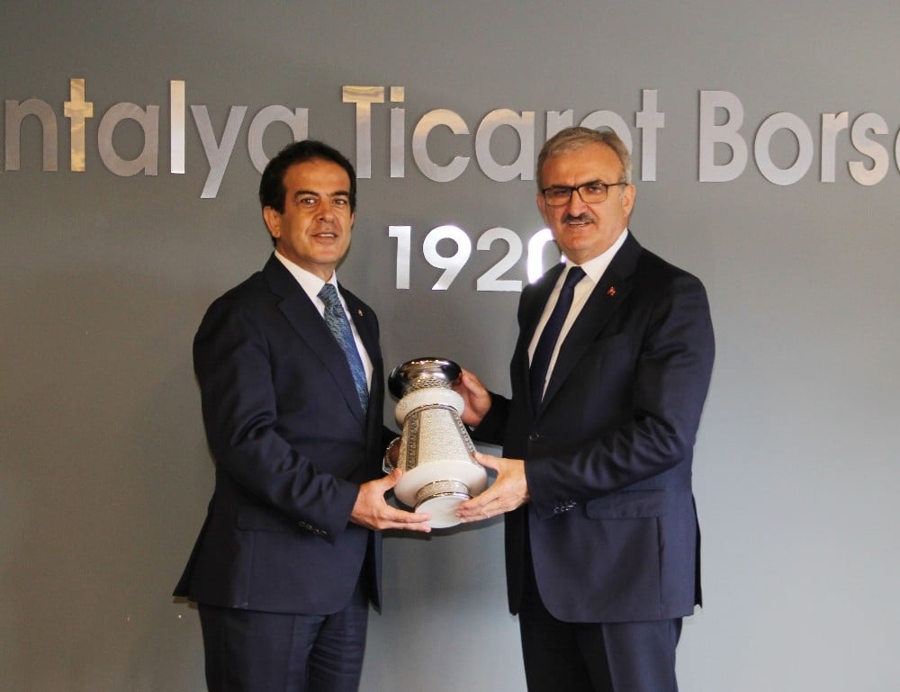 Vali Karaloğlu’ndan ATB’ye veda ziyareti 