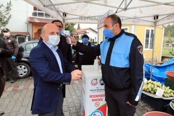 Vali, korona virüs önlemlerini yerinde inceledi 